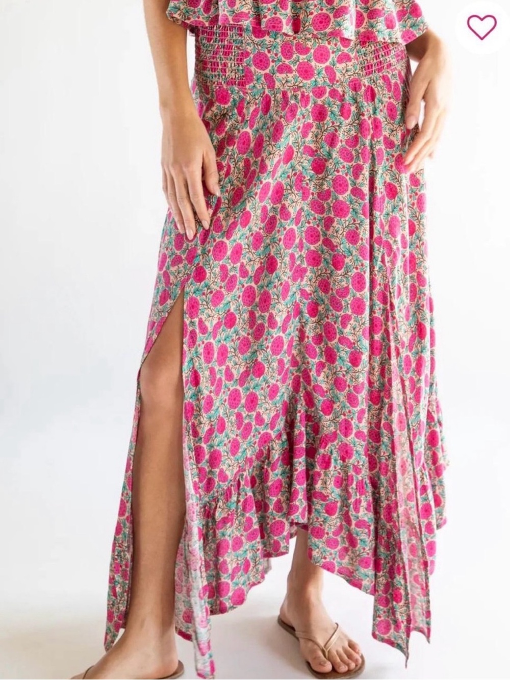 NATURAL LIFE Good Vibes Flora Pink Puff Skirt